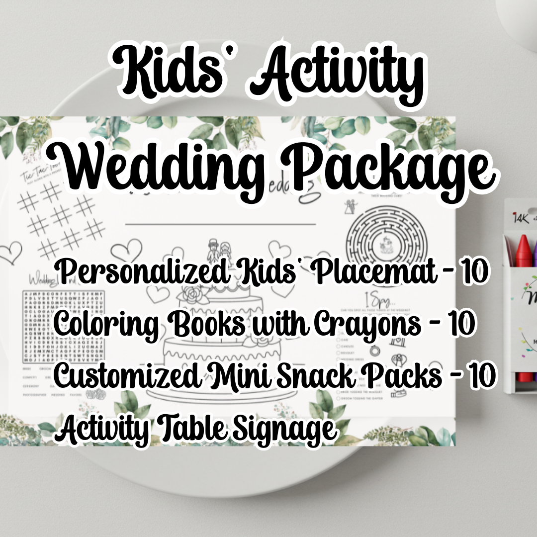 Kids' Activity Wedding Package