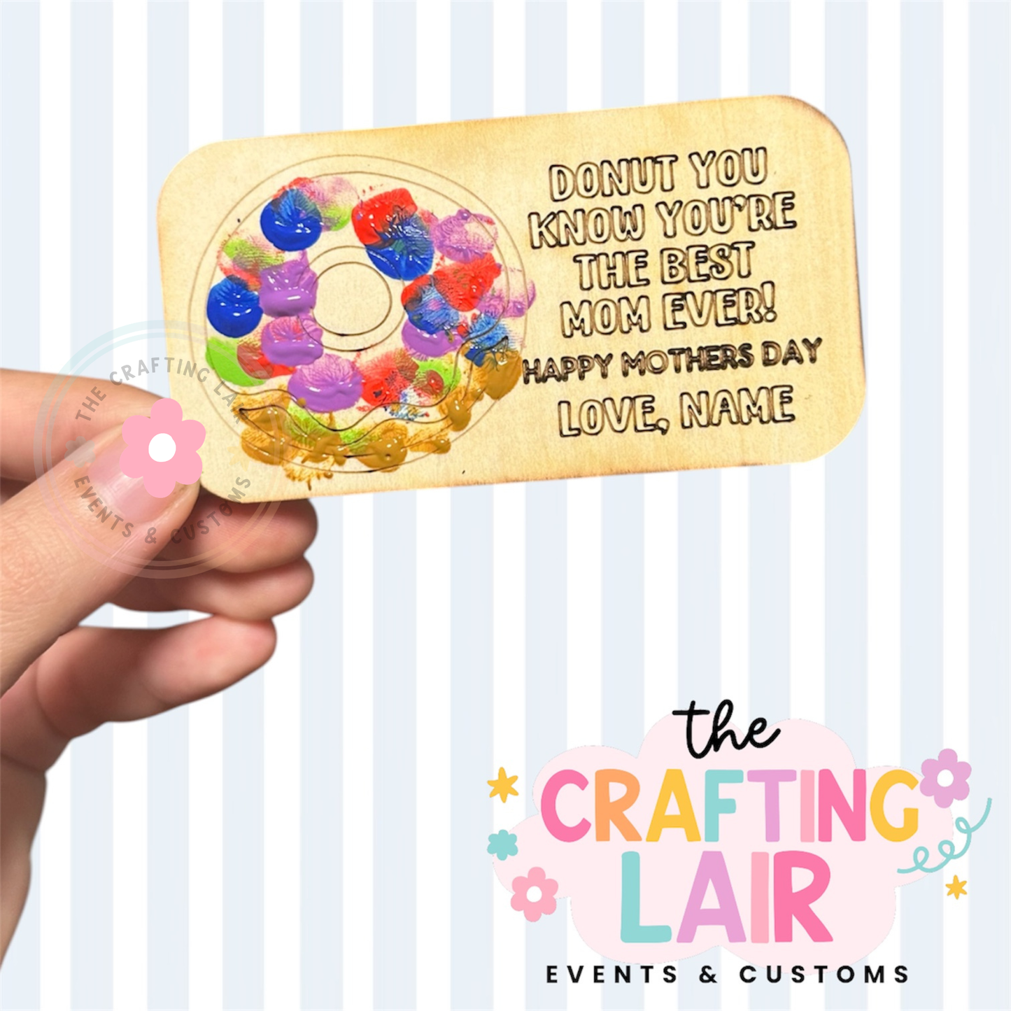 Custom Mother’s Day Paintable Magnet Gift