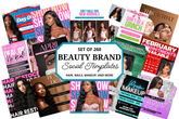 260 Beauty Social Ad Canva Bundle