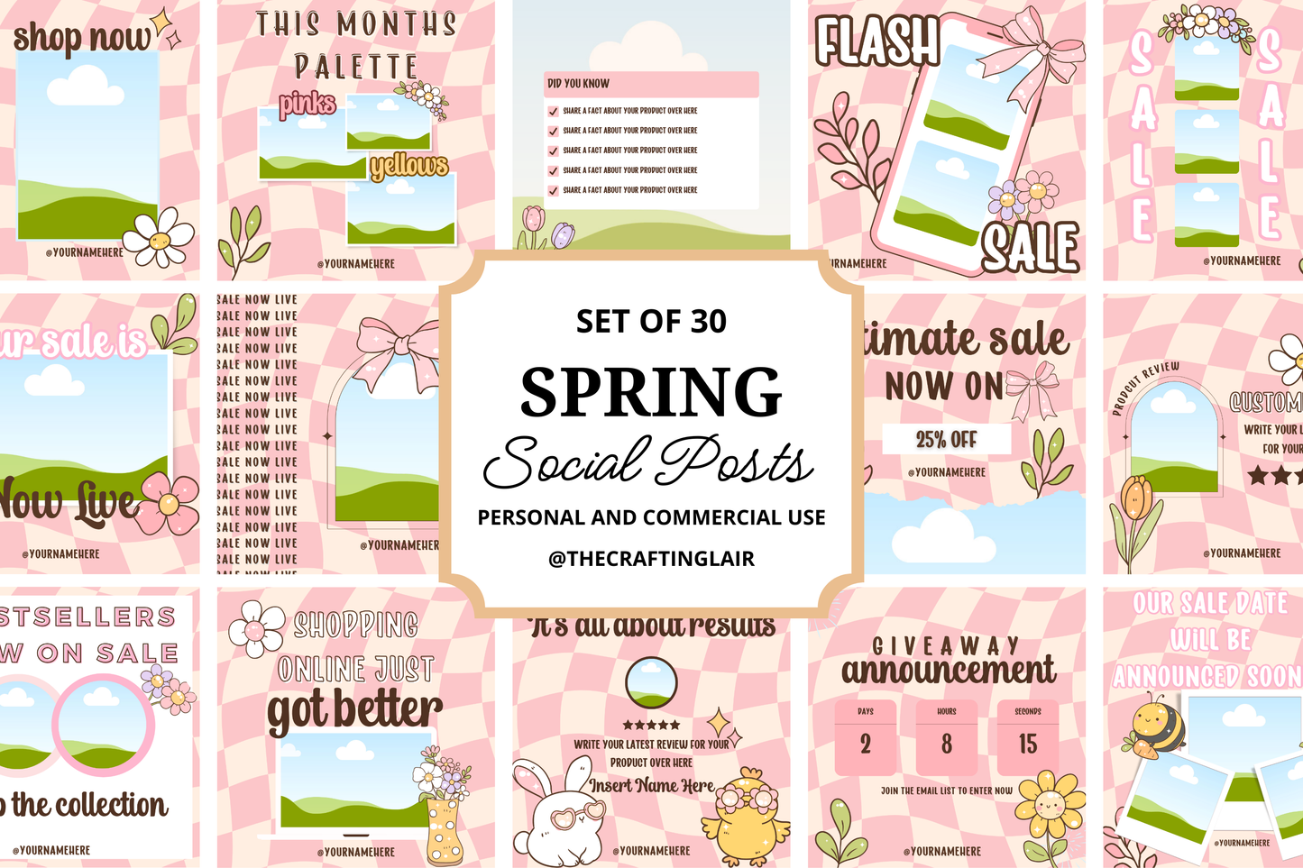 Spring Social Media Posts