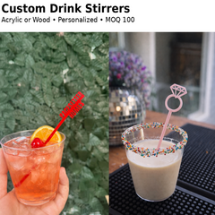 Custom Drink Stirrers Example Image