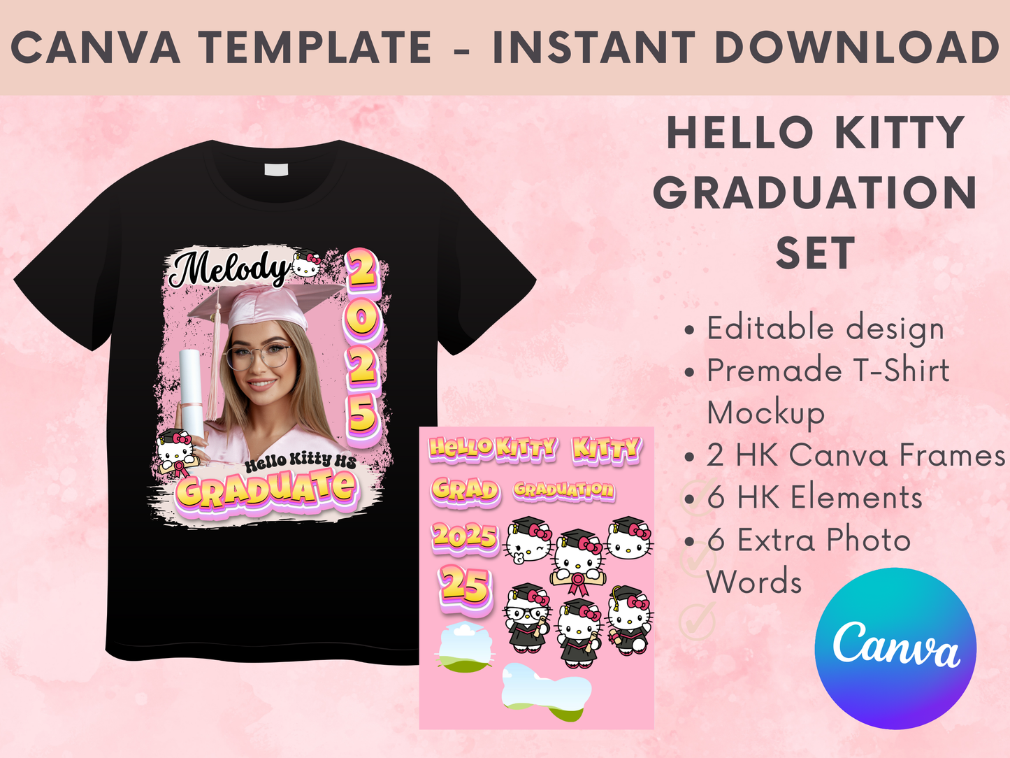 Kitty Graduation Shirt Bundle