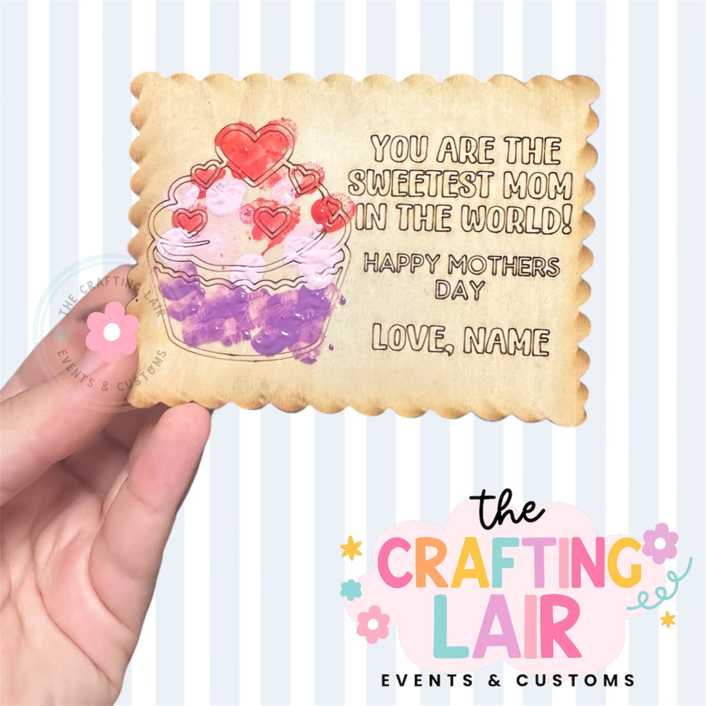 Custom Mother’s Day Paintable Magnet Gift