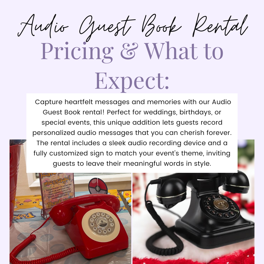 Audio Guest Book Rental