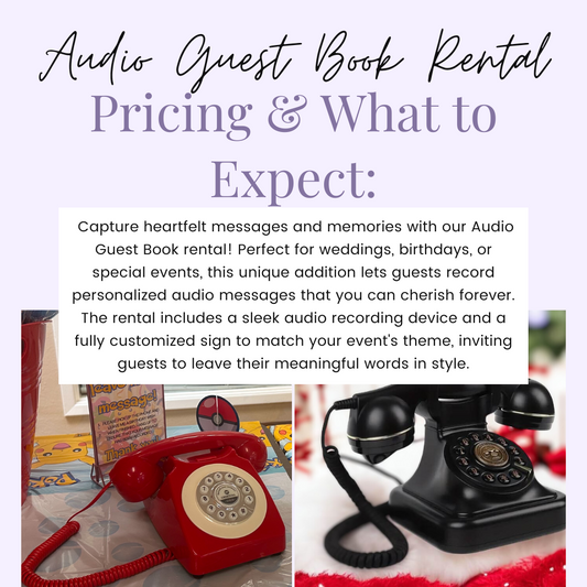 Audio Guest Book Rental
