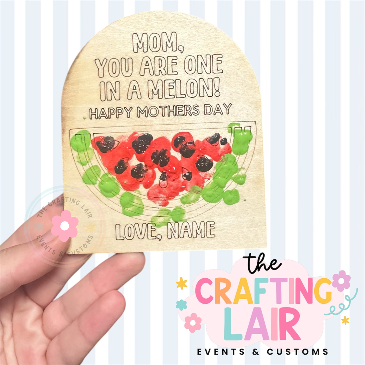 Custom Mother’s Day Paintable Magnet Gift