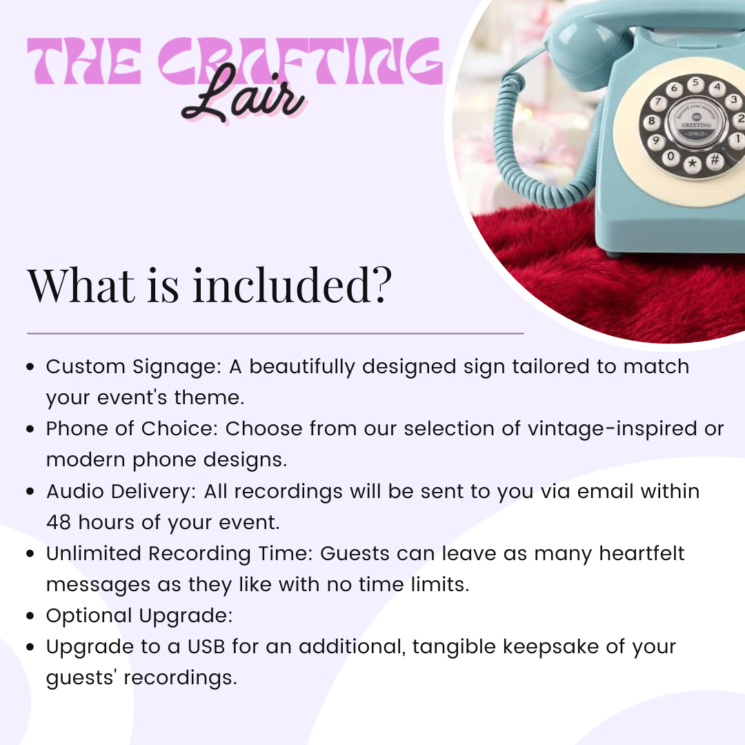 Audio Guest Book Rental