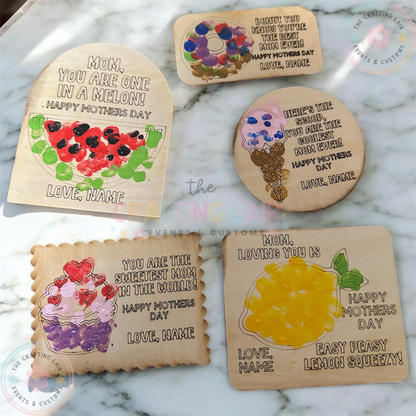 Custom Mother’s Day Paintable Magnet Gift