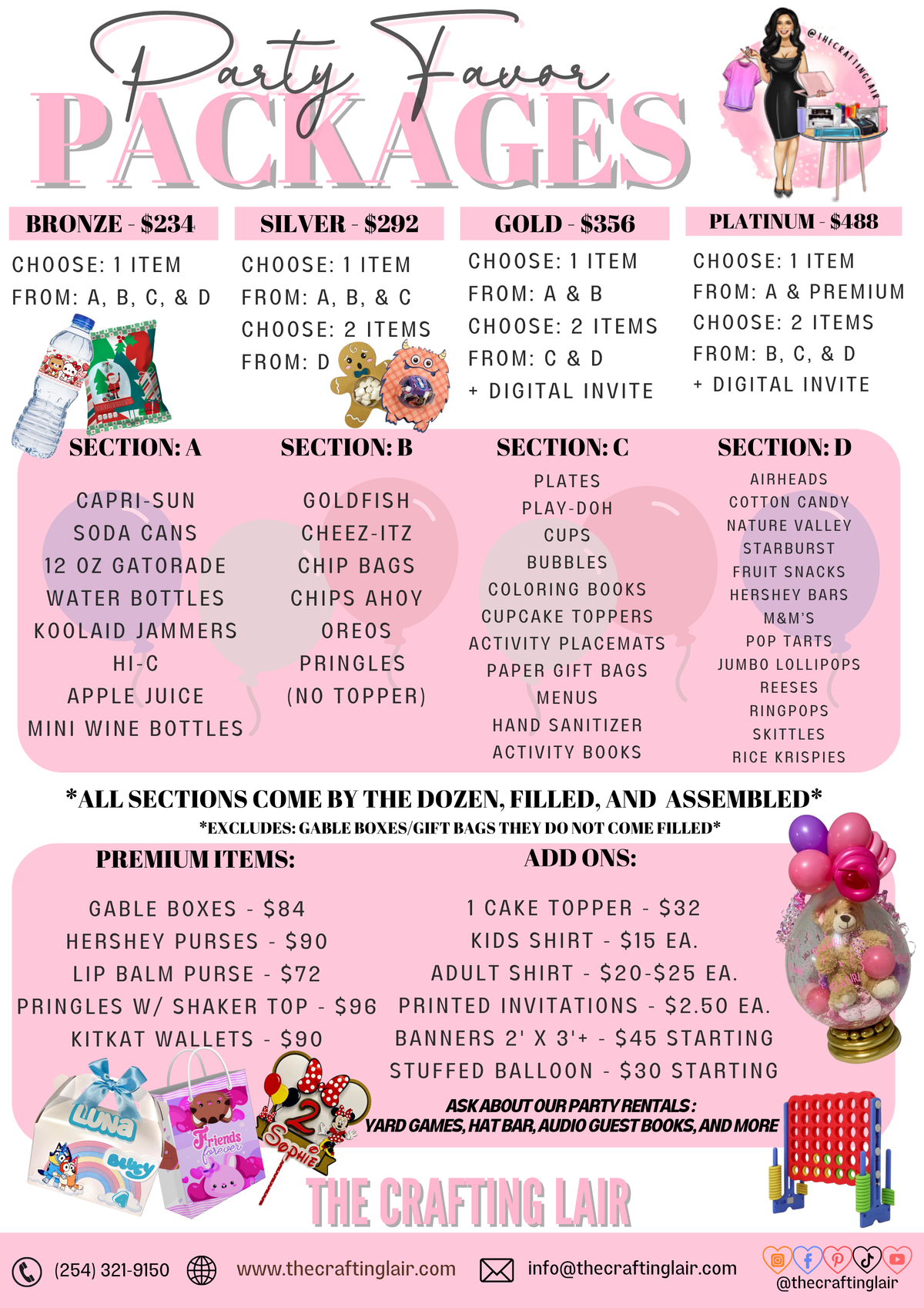 Party Favor Packages