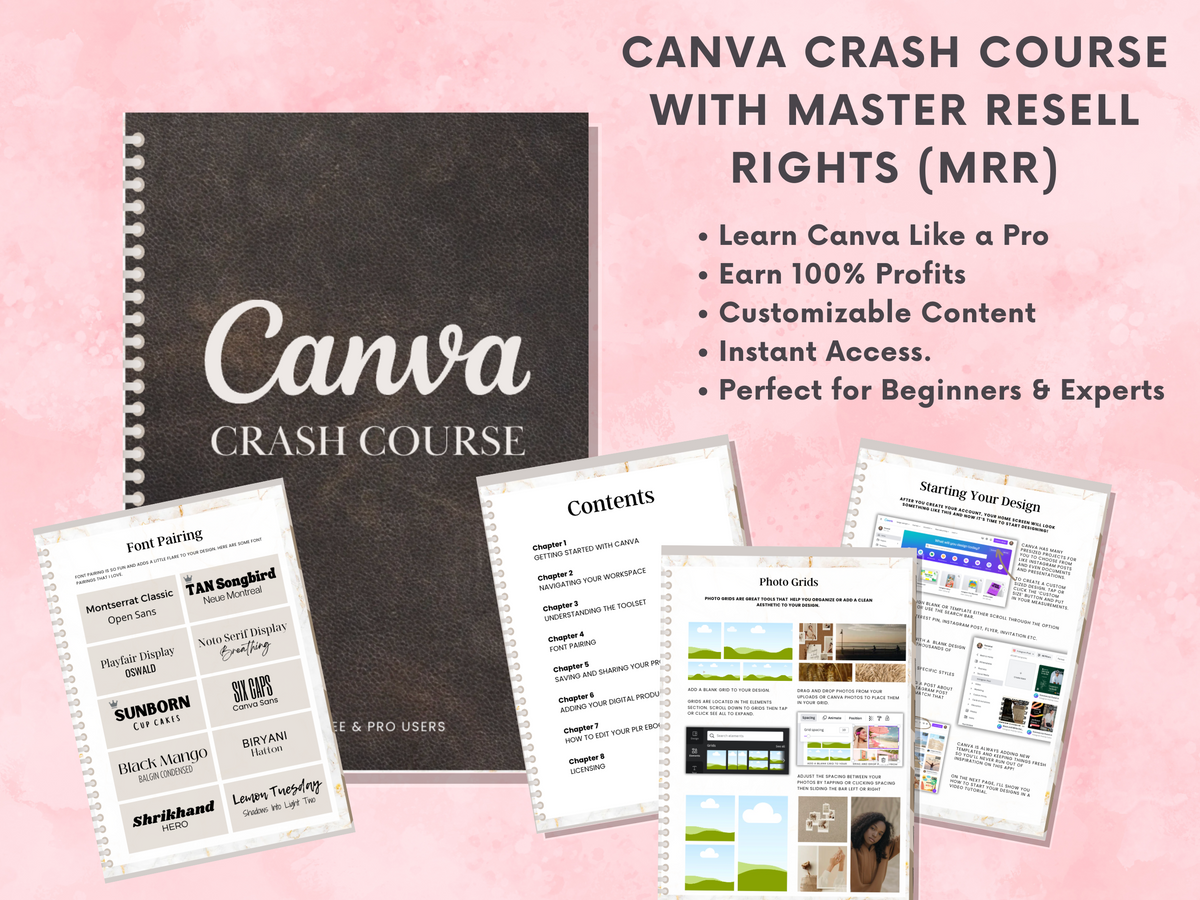 Curso intensivo de Canva con licencia MRR