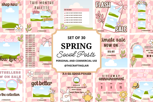 Spring Social Media Posts