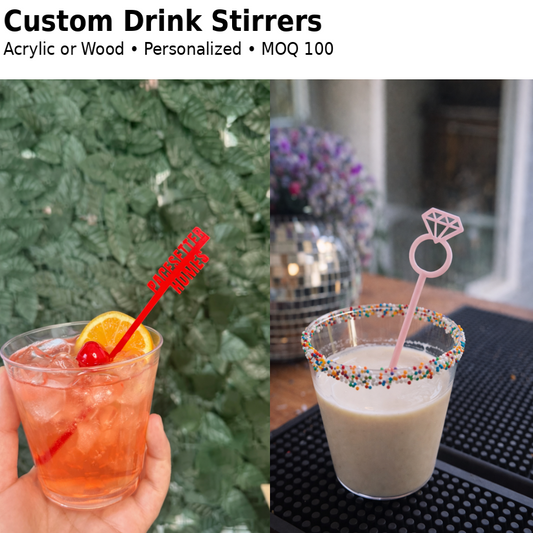 Custom Drink Stirrers Example Image