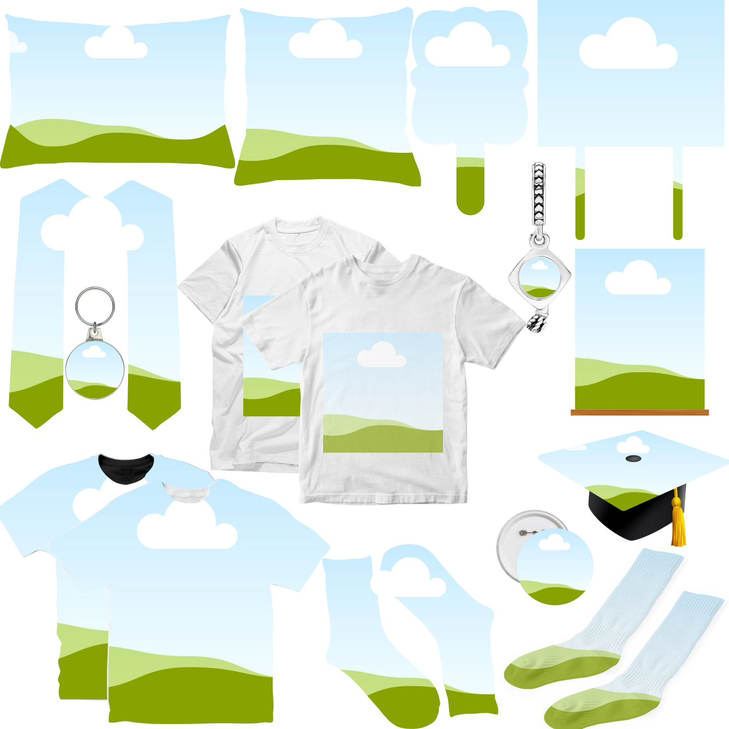 Graduation Mockup Canva 16 PC Bundle