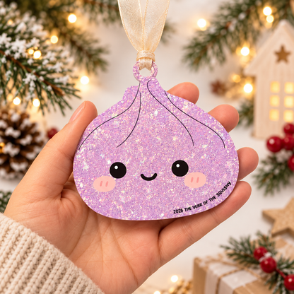 2026 Glitter Dumpling Christmas Ornament | Year of the Squishy Acrylic Ornament