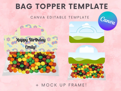 Bag Topper Template - Canva Template