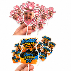 Custom Cupcake Toppers | Personalized Event Decorations