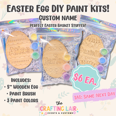 Personalized Easter Egg Paint Kit for Kids