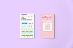 Instagram Business Card - Canva Template